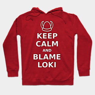 Keep Calm Blame Loki Hoodie